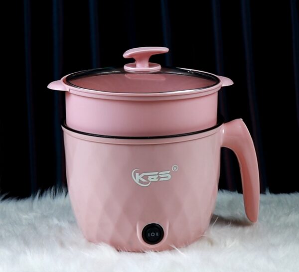 Multifunctional Portable Mini Electric Non-stick Rice Cooker Hot Pot with Steamer - 1.8 Liter - Image 2
